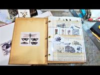 How to Make a STORAGE BOOK for Ephemera, Embellishments & Digi Kits for Junk Journals Paper Outpost! - YouTube