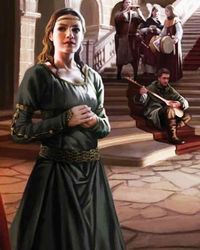 Lady Jeyne Marbrand was a member of House Marbrand. She was the wife of Lord Tytos Lannister and mother to his five children.