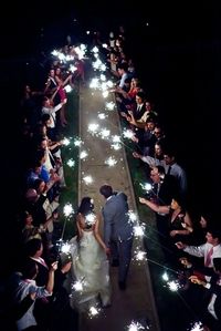 For seriously rad photo ops, give out sparklers as favors. | 31 Impossibly Fun Wedding Ideas