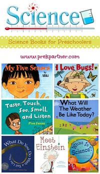 Science books for preschoolers! www.prekpartner.com