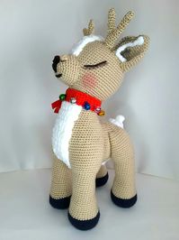 Crochet Toy Pattern Amigurumi Deer Pattern Reindeer - Etsy Turkey