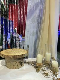 Event Add Ons #petal #flower #gems #crystals #beaded curtains #vintage #periwinkle #champagne #peach #ruchedskirt #chiavarichairs #rustic #hydrangeas #ivory #white #tree #eiffeltowervase #lethbridgeeventrentals #lethbridgeevents #decor #wedding #reception #catering #weddingbooth #booth #weddingshow #bridalshow #vendor