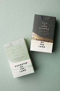 #1 Choice right now - a box design. Daughter of the Land Hair + Body Shampoo Bar
