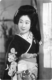 Hanayagi Kogiku (花柳小菊) 1921-2011, Japanese Actress