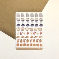 Excited to share this item from my #etsy shop: Kawaii Breakfast Sticker Sheet, Bullet journal stickers, Cute planner stickers, Cute food stickers, Hand drawn stickers, Bujo stickers #birthday #cardmakingstationery #fooddrink #paper #blue #yellow #kawaiibreakfast #bujo #bulletjournal #bujostickers #bulletjournalstickers #aestheticstickers #handmadestickers #kawaiistickersheet #illustratedstickers #plannerstickers #journalstickers #cutestickers #cutejournalstickers #cutefoodstickers #cutebreakfast
