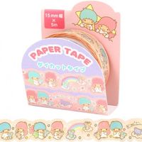 Sanrio Little Twin Stars Die-Cut Washi Tape (◕ᴥ◕) Kawaii Panda - Making Life Cuter