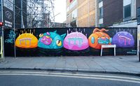 Ten hundred & James Chuter in Brick Lane, London, 2019