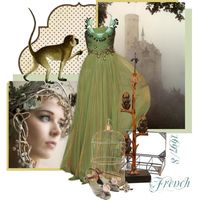 Fairytales are not for the fainthearted: part XXX: Babiole by redheadlass on Polyvore featuring Blu Bijoux, Epoque, GREEN, castle, Monkey and maxandchloe