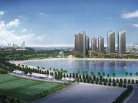 Constructed based on the concept of urban zoning to separate retail, hotel, and residential housing into different areas, were uniquely structured in the shape of a prism that offers magnificent sea views to the residents. Co-designed by SED-IA Architecture and LKP Architecture. #hotel #malaysia #architecture #design #greenhousing