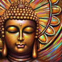 Meditative Buddha - DIY 5D Diamond Painting - Full Drill-EasyWhim
