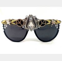 #Unisex #Unique #Black #StatementSunglasses with #FunkyJewels and #Embellishments #Handmade #FestivalAccessories #Festival #festivalsunglasses #fancysunglasses #sunglassesFashion https://www.etsy.com/uk/listing/711151604/unisex-unique-black-statement-sunglasses