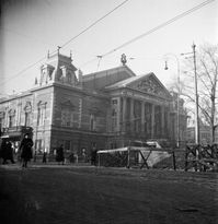 Bunker of Ortskommandantur, next to Concertgebouw, Amsterdam. Charles Breijer, 1944