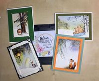 @get_crafty_today on Instagram: “Make and Take from Firefly Farm’s Bloom Wildly virtual event. Using Critter Cuddles (masterpieces made simple) and a variety of…”
