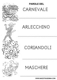 Pregrafismo Maestra Gemma | Carnevale, Carnevale Scuola, Attività Del Carnevale