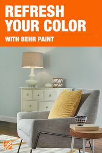 Whether you’re looking to add color to your dining room, living room or nursery, Riverdale from BEHR paint can help you achieve the designer look you desire. Click to shop BEHR paint for more inspiration.