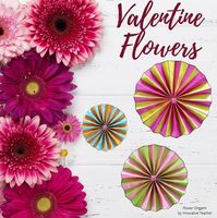 Flower Origami A Critical Thinking Art Activity Valentines - Etsy