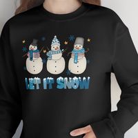 Excited to share this item from my #etsy shop: Winter Sweatshirt Snowman shirt Winter Shirt Funny shirts for women Winter Fashion Holiday #wintersweatshirt #wintershirt #winterclothing #winterfashion