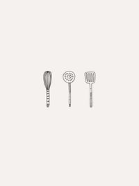 Kitchen utensils by Ryn Frank www.rynfrank.co.uk