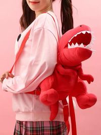 Garotas Geeks | Bolsas e mochilas de pelúcia inspiradas em dinossauros