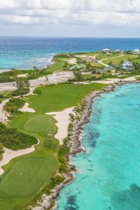Sandals Emerald Bay features a Greg Norman-designed 7,001-yard, par 72 championship golf course that rivals any course in the world. He created six signature holes hugging the perimeter of Emerald Bay’s scenic peninsula. | Luxury Travel | Couples Travel | Golf Day | Sandals Resorts