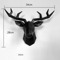 Product Description Deer head statue size: 34x28x14 cmDeer head statue coat hanger size: 17x16.5 cm, as same as picturesMaterial: ResinPackage weight: 0.88 kgCoat hanger package weight: 0.25 kgInstallation: hang it on the wall, with the nail and hookFunction: home / office ,living room wall decoration and bedroom decor