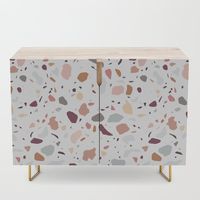 Buy Terrazzo marble pattern Credenza by vectorybelle. Worldwide shipping available at Society6.com. Just one of millions of high quality products available. #homedecor
