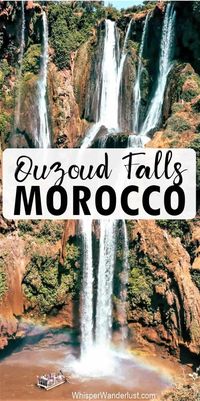 Visiting Ouzoud Waterfall in Morocco - day trip from Marrakech | when to visit ouzoud falls | best places in morocco | things to do in morocco | Morocco falls | waterfall in Africa | what to do in morocco | morocco attractions