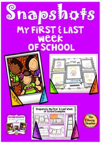 Welcome your class to the first week of school with this wonderful memory keeper. Collect beautiful, funny and exciting memories. A great way to compare the growth and development during a year. Are you wanting to start your back to school time with a memory keeper for your class? This product is great for the first week of school AND the last week of school. #backtoschool #kindergarten #thebeezyteacher #memories