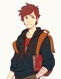 sleiin: a teenage Dip based on life-writer‘s rly cute design! (idk how to draw his hat otl,..)
