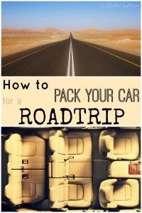 How to Pack your Car for a Road Trip - tips and ideas for what to bring and how to organize StuffedSuitcase.com roadtrip ideas