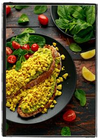 Vegan Tofu Egg-like Scramble