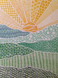Zentangle landscape by james