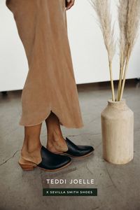 Sevilla Smith is a shoemaker out of Barcelona, Spain. Her work evolves around the craft of old-world shoemaking, where every component is hand cut and the each shoe is hand-lasted. This method of shoemaking allows for a more sustainable approach, as the soles can eventually be rebuilt after extensive use. Just like our bags, so much love and attention to detail is invested in every single shoe Sevilla and her team puts out into the world.
