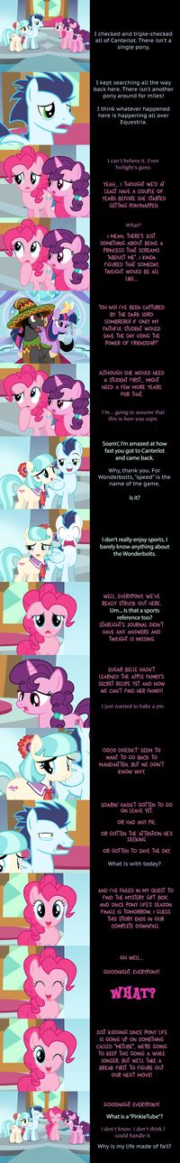 Pinkie Pie Says Goodnight: Always Darkest by MLP-Silver-Quill on DeviantArt