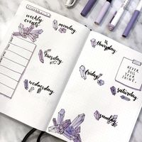 Looking for inspiration for your weekly bullet journal spreads? Look no further! I'm sure you will find a great bullet journal weekly spread you'll love in this post!