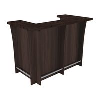 Meuble-comptoir de bar BLOW XL noyer brun (vue de 3/4 avant) 999 €