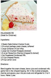 Millionaire Pie by 123abc