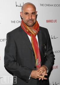 Stanley Tucci. My favorite :-)/....Talented, funny actor. Shall We Dance w/Richard Gere and Jennifer Lopez; Hunger Games w/Jennifer Lawrence and Donald Sutherland