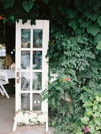 wedding reception seating chart idea; Ryan Ray Photography
