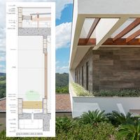 Detalhe que mostra como funciona o telhado e a coleta de agua da jardineira! E ai gostaram? #arquitetura #projeto #architecture #arquiteto #garagem #carros #artlantis #iluminação #victorgordeeff #gordeeffarquitetura #designdeinteriores #interiordesigns #estudantedearquitetura