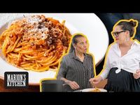EXTRA beefy, cheesy (but not so traditional) Spaghetti Bolognese...hello MAJOR pregnancy CRAVINGS! - YouTube