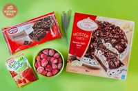 Dinosaurier-Kindergeburtstag-Lava-Torte