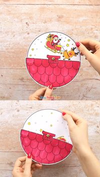 Make our Santa Spinner Christmas Craft, it’s one of the easiest paper toys for kids to make.