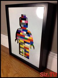 This is a unique gift for any LEGO® enthusiast! This shadow frame frame, #enthusiast #frame #Gift #Lego #legoroom #Shadow #Unique