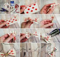 Folded card adds a unique style to update your look for no cost at all.
