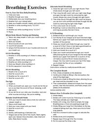 Breathing Exercises for Stress, Anxiety & PTSD