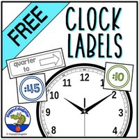 If you are going back to school, you can print these cute free clock labels and put them around your clock to help your students learn to tell time. You can use these for any season or theme of classroom decor. You can get creative by placing these on top of other backgrounds. I have added some bac...