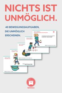 Das #Unterrichtsmaterial für den #Sportunterricht zum Thema „Nichts ist unmöglich“ beschäftigt sich mit Fragen des Sports – Ist das möglich? Kann das sein? Ist es nur Glück gewesen? Mit unseren Karten forderst du deine Klasse in der (un)möglichen #Sportstunde heraus. Im Rahmen dieser #Unterrichtsidee werden die Lernenden in Situationen gebracht, in denen der Gedanke: „Das ist unmöglich“ nahe liegt. #Stationskarten