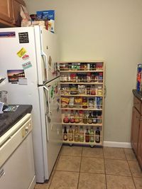 Hidden Fridge Gap Slide-Out Pantry : 4 Steps (with Pictures)