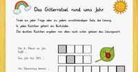 reif für die ferien, sachunterricht, sachkunde, grundschule, das jahr, jahreszeiten, monate, wochentage, kalender